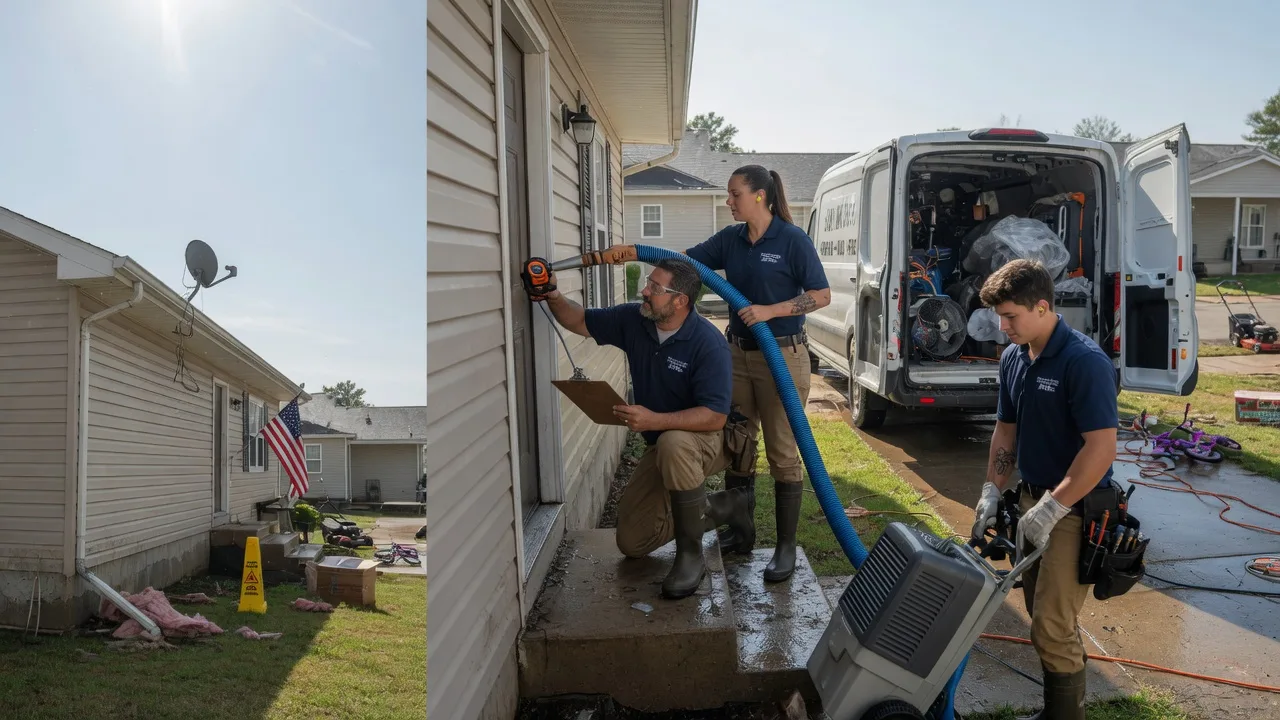 Ceiling Water Damage Restoration in Clarence, LA near me